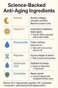 Science-Backed Skincare Ingredients