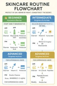 Anti-Aging Skincare Routine Flowchart